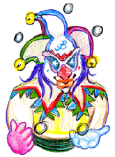Master Bump in his guise as the Jester, asks you to click here if you wish to see some of his friends.
